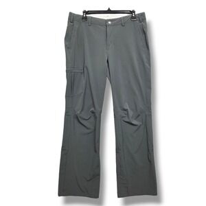 REI Sahara‎ Roll Up Pants Womens 12 Blue Convertible Hiking Cargo